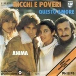 Przycinanie mp3 piosenek Ricchi E Poveri za darmo online.